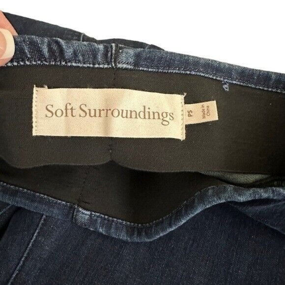 Soft Surroundings The Ultimate Denim Pull-On Bootcut Jeans Size Petite Small - Picture 7 of 10